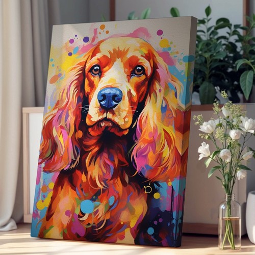 Cocker spaniel informel - informel, canvas