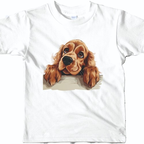 Cocker spaniel dog shirt - dog, t