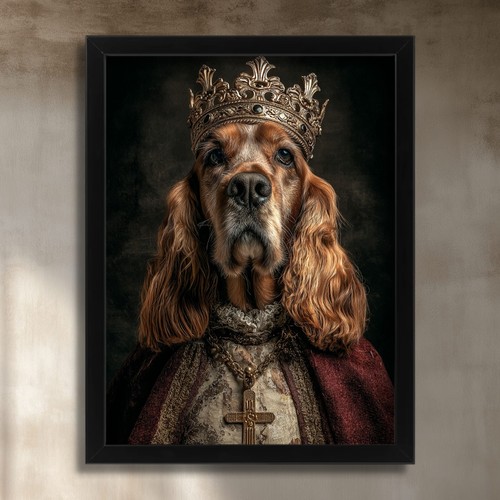Royal king cocker spaniel - spaniel, wall