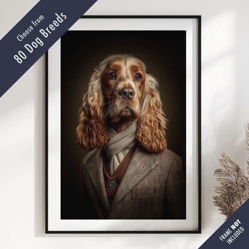Smartly dressed dog - dressed,