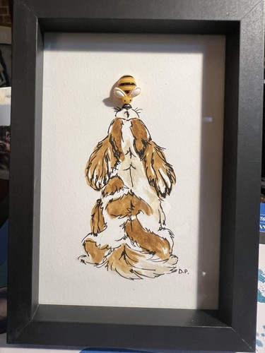 Hand painted watercolour - hand,