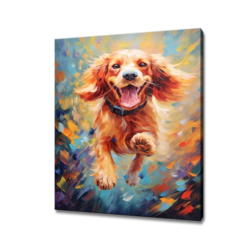 Cocker spaniel dog colourful - cocker,