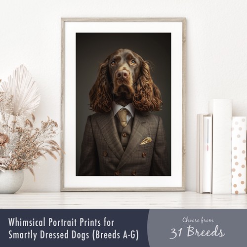 Smartly dressed dog portrait - dog,