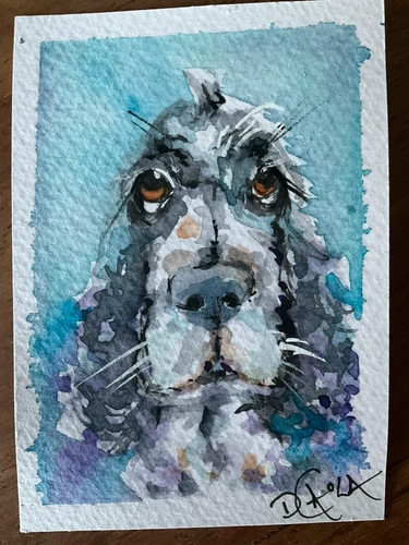 Watercolor aceo painting - aceo,